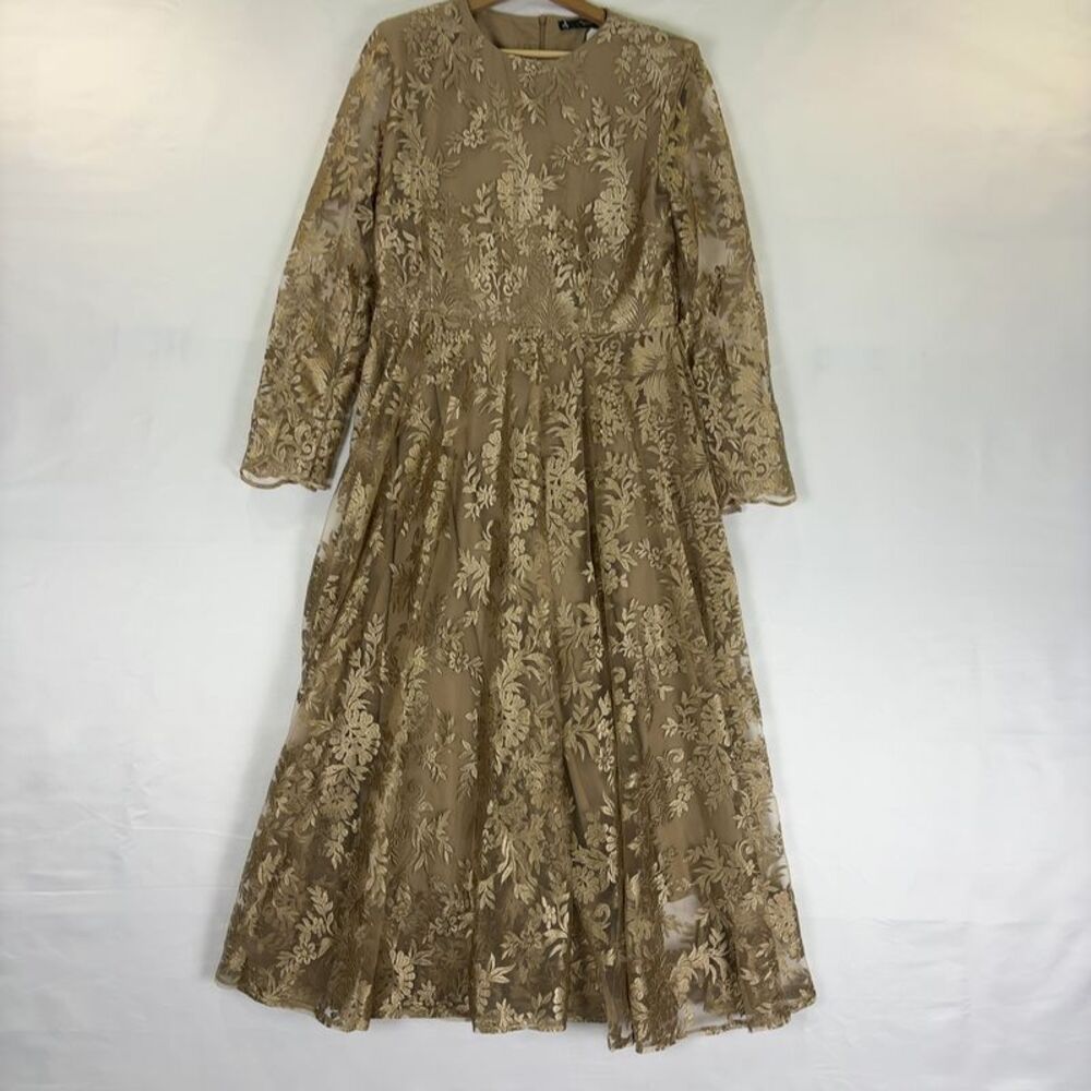 A Long Sleeve Lace Dress